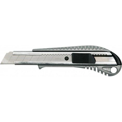 Coltello multifunzione Vorel lama retrattile in metallo 18 mm