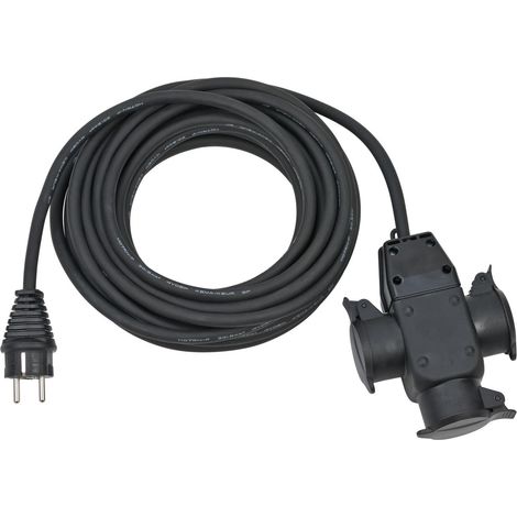 Rallonge de protection contre les surtensions 230 V 3 x 1,5 mm² 10 m H07RN-F (1/5)