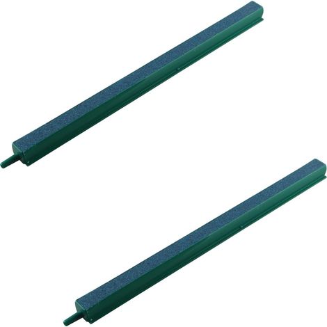 2pcs 10" Aquarium Fish Tank Bubble Air Stone Bar Oxygen Pump for (1/4)
