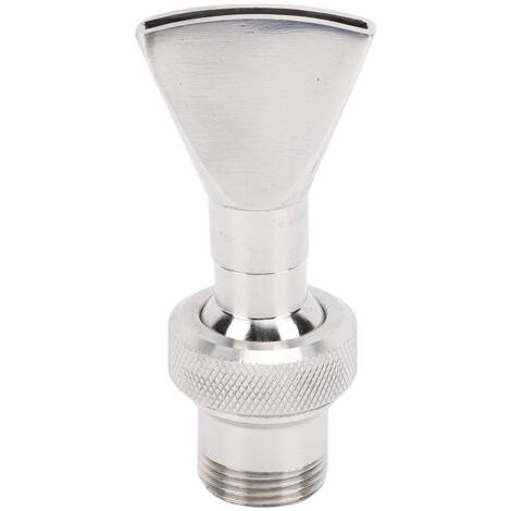 Buse fontaine éventail acier inoxydable 3/4" et 1/2", buse arrosage plate universelle pour bassin paysager (1/5)