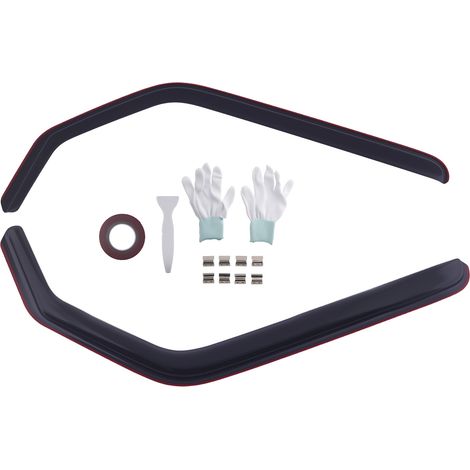 Acrylic Front Wind Deflectors for Suzuki Jimny 1998-2018 3-Door Rain Guard (1/5)