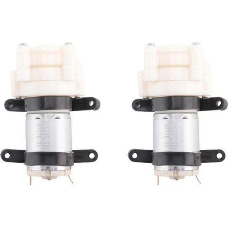 Deux pompes à membrane CC R385, compatibles avec les ustensiles de thé, les mini-pompes à eau 6-12V, les refroidisseurs d'eau pour ordinateurs portables, les aquariums, etc., module multifonctionnel. (1/5)