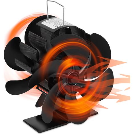 TolleTour Ventilateur thermoélectrique bidirectionnel pour cheminée, sans électricité, silencieux ≤ 25 dB (1/5)