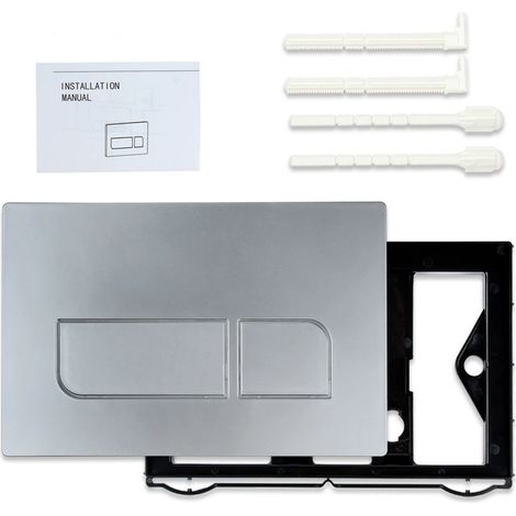 Anpassungs-Sigma-Panel In silbermetallic für UP300/UP320 hinterwandtoiletten für Sigma01-50 & 115.770