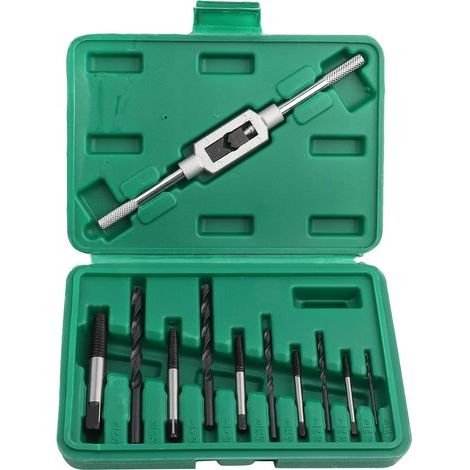 Broken screw extractor 11-piece broken screw drill bits and extractor set for bolts and fasteners removed (1/5)