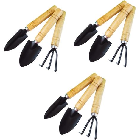 6 Pièces Costume Trois Pièces Outil Spatule Mini Pelle Jardin Râteau Camping Pelle Jardin Truelle Jardin Pelle (1/5)