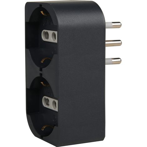 ELECTRALINE - ADATT. SALVASPAZIO 2P UNIVERSALI NERO