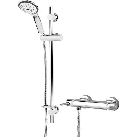 Bristan Design Utility Lever FastFit Bar Mixer Shower with Shower Kit (1/2)
