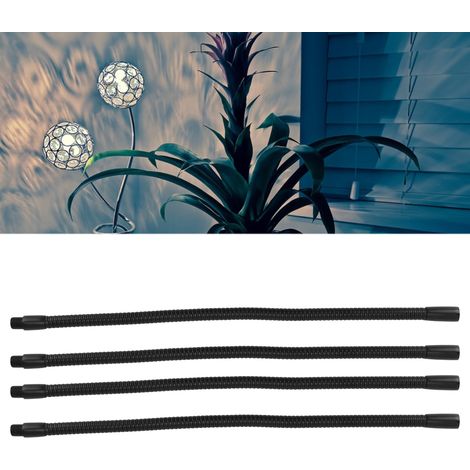 Lampe de bureau LED à col de cygne, tube flexible, accessoires pour lampe de bureau, accessoires d'éclairage, tube flexible LED, tube métallique, 35 cm (1/5)
