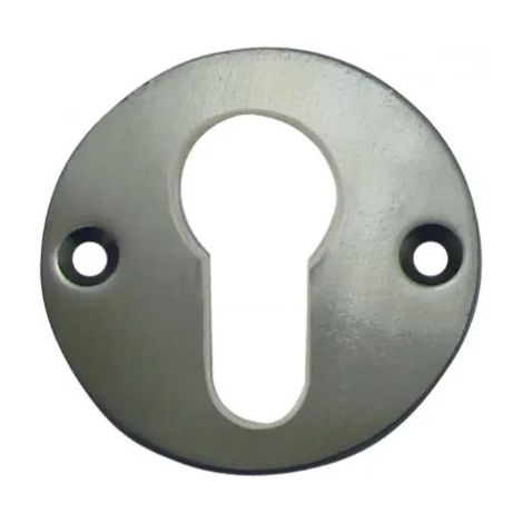 Funktionsrosette aus vernickeltem Stahl, Zylinder.