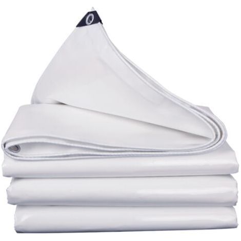 Memkey – Bâche de protection imperméable en PVC 2x3m – Haute densité avec œillets – Résistante aux déchirures pour chantiers humides (1/5)
