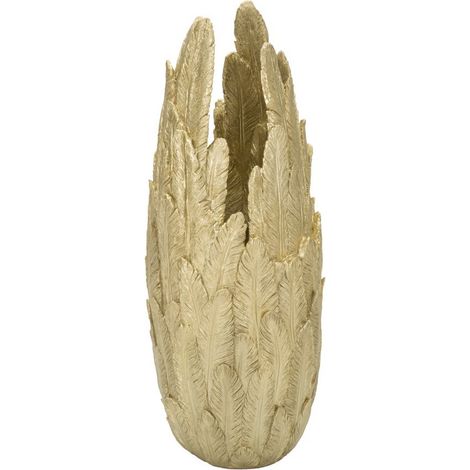 Vase Design Plumes "Feathers" 80cm Or (1/5)