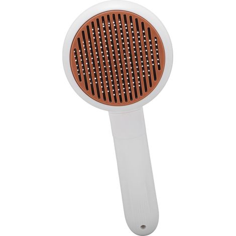 Cat Shedding Brush Cat Nail Grinder 2 in 1 Electric Multifunction Rechargeable Pet Hair Brush for Grooming(brown) (1/4)