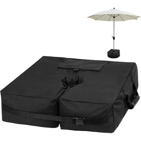 Detachable Weight Bag for Parasol, Up to 85 LB, Parasol Base for Sand, Patio, Beach, Durable Square Design (1/5)
