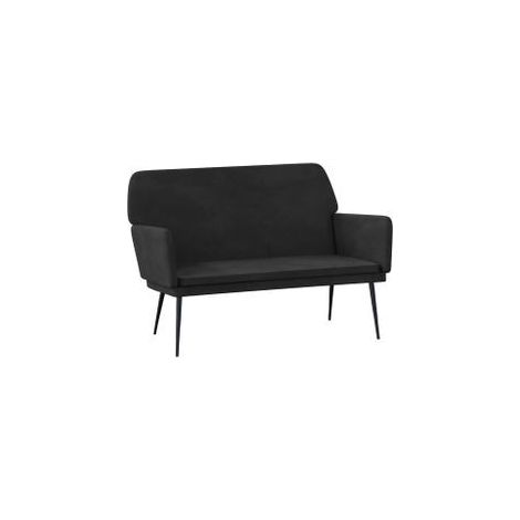 Banc Noir 108x79x79 Velours (1/5)