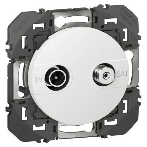 TV-SAT-STECKDOSE LEGRAND DOOXIE ARMORED CANVAS WEISS LEG600356