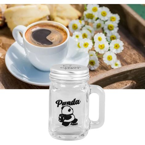 Mini-bouteilles distributrices de concentré de café, récipients hermétiques, verres à vin pour échantillons, pots de conservation pour échantillons de miel et conteneurs de rangement pour pandas ambul (1/5)