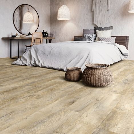 Dalles Vinyles - A coller - Moduleo Roots 55 - Country oak 54925 - 132 x 19,6 cm (1/3)