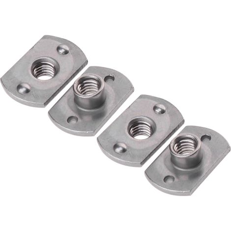 Écrous en T acier ABOOFAN pour points de soudure, couleur argent (1/5)