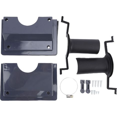 HVAC wall penetration line cover kit, wire assembly, AC split body for air conditioning system, gray 45mm (1/5)