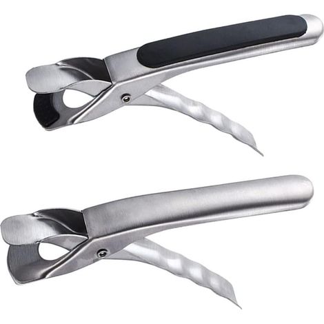 Support pour four (plats/assiettes) - support pour bols - ustensiles de cuisine en acier inoxydable - pinces de cuisine pour le transport - 2 pièces (noir, argent)