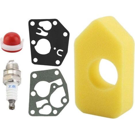 Air filter spark plug gasket kit for Briggs & Stratton 495770 795083 698369 694394 lawnmower accessories parts Air filter kit