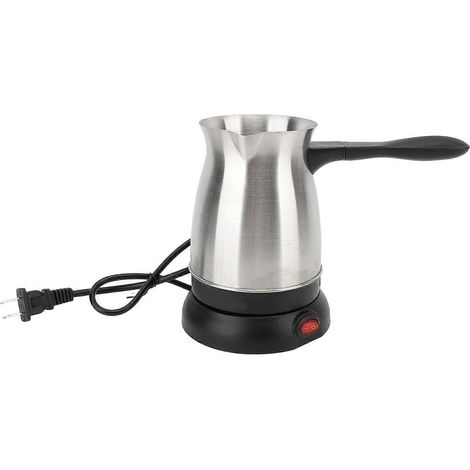 Cafetière électrique à poignée ergonomique, 600 ml, en acier inoxydable, style turc, idéale pour la maison (1/5)
