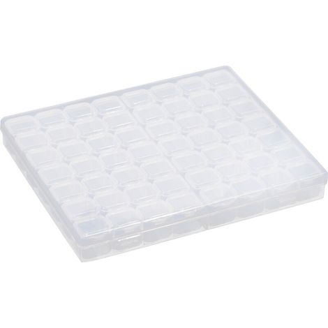 Boîte multifonctionnelle à 28 compartiments pour bijoux, broderies, strass, nail art et perles Tommoy01 (1/3)