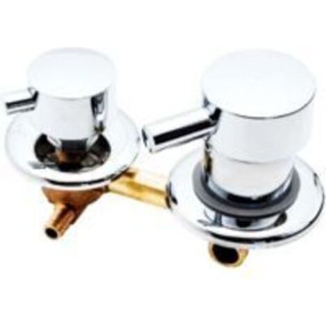 Cabine de douche 3 voies avec mitigeur insertion pour salle de bain câblage 12-12.5 cm
