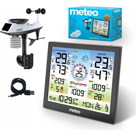 Station météo sans fil METEO Hygromètre Baromètre WIFI SP601 (1/5)