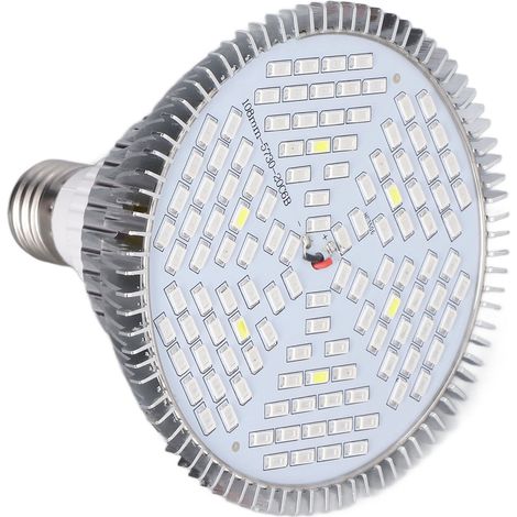 E27 LED-Pflanzenlampe, geringer Energieverbrauch, Vollspektrum und geringe Wärmeentwicklung, 85–265 V, 80 W, 120 LEDs (1/5)