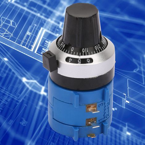 2-W-Präzisions-Mehrkreis-Zählerpotentiometer, drahtgewickelt, 3590S-2-101L, 100 Ohm (1/5)