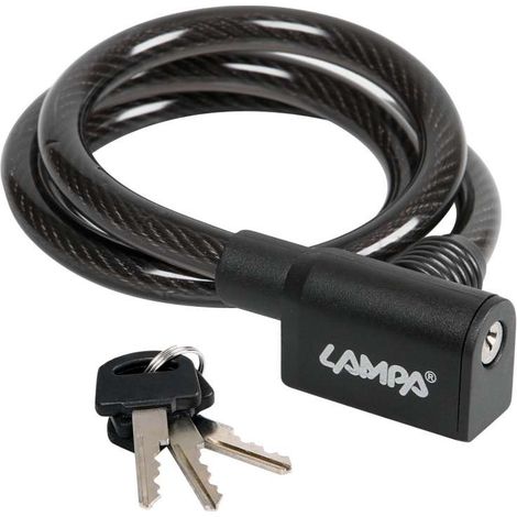 cavo antifurtoper bicicletta lampa "ca-3 " 10 mm 80 cm - 93723