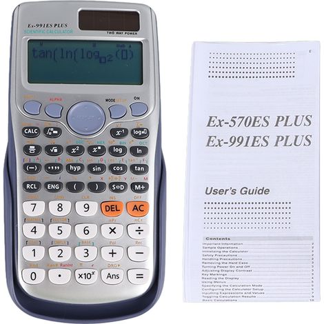 Calculatrice scientifique pour étudiants, CPU haute vitesse avec 552 fonctions, écran LCD, calculatrice matricielle pour lycée. (1/5)