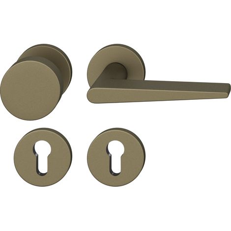FSB Wechselgarnitur 12 1005 ASL auf Rosette PZ, Aluminium mittelbronzefarbig (1/5)