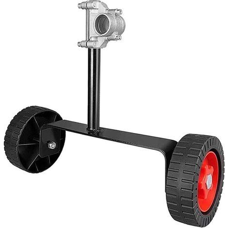 Zoternen Lot de roues de support pour tondeuse à gazon, portable, réglable, roues auxiliaires pour débroussailleuse(26mm) (1/4)