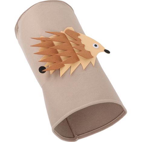 Panier de rangement en feutre épais, motif animalier cartoon, pour jouets et linge sale, modèle hérisson (30x54cm) (1/5)