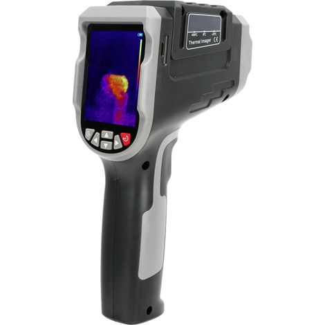 Thermomètre infrarouge 5 modes réglables, écran LCD 2,8 pouces, caméra thermique portable avec transmission USB et mémoire 8 Go (1/5)