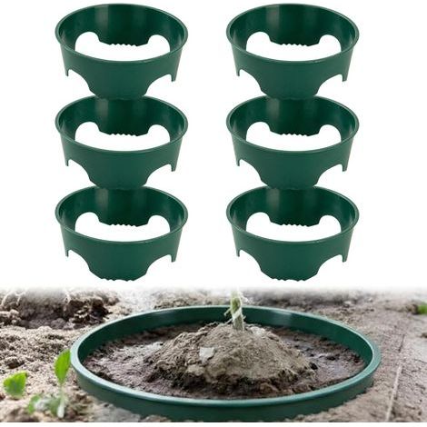 anneaux de support pour plantes d'extérieur - 61 cm de diamètre, pour la rétention d'eau et la protection des racines