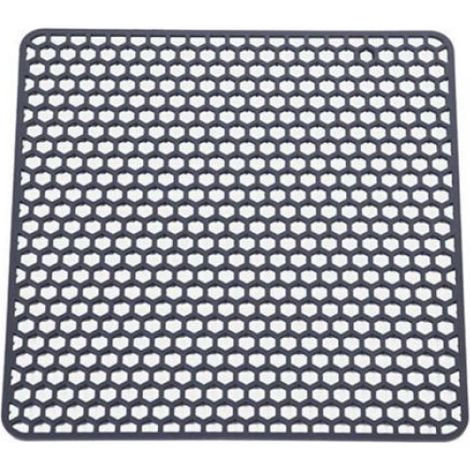Tapis D'évier - Silicone Alimentaire - 34,5 X 34,5 Cm - Antidérapant Avec Drainage - Carré - 1 Pièce