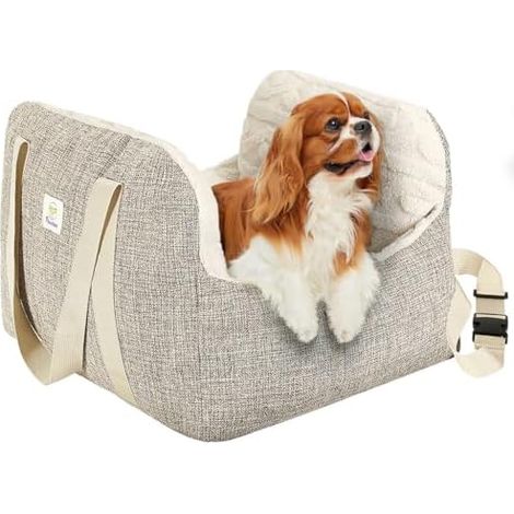 Kleiner Hundeautositz, Hundeautokorb, Braun (1/5)