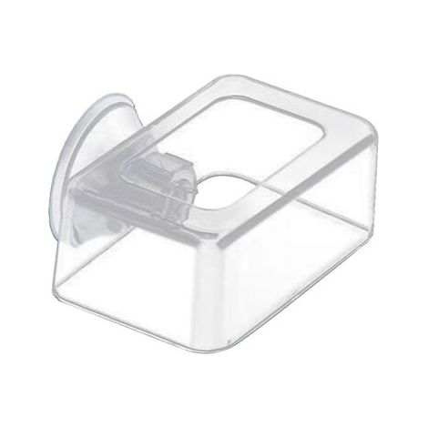 Mangeoire fixe pour poissons – Distributeur de nourriture anti-dérive pour aquarium, large zone d'alimentation pour nourrir le fourrage flottant ou le fourrage en flocons (1/5)