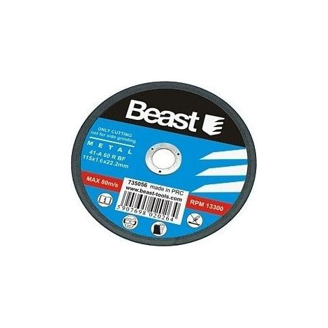 Disco abrasivo per metalli, piatto, 125/1
