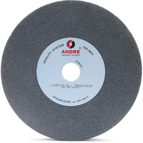 Andre Flachschleifscheibe 250 mm x 25 mm x 32 mm 98CY60K7VC01-35 schwarz "TYP 1"