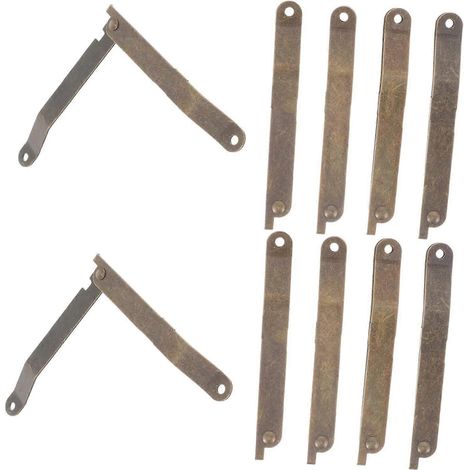 Supports de couvercle en fer SHINEOFI pour boîtes, charnières compactes et résistantes à la casse (1/5)