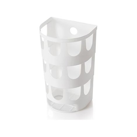Distributeur de sacs plastique et rangement mural pour sacs poubelle et cuisine (1/3)