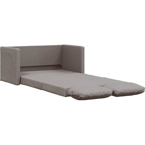 Canapé-lit,Canapé convertible 2 en 1 taupe 112x174x55 cm tissu CFW26092 (1/5)