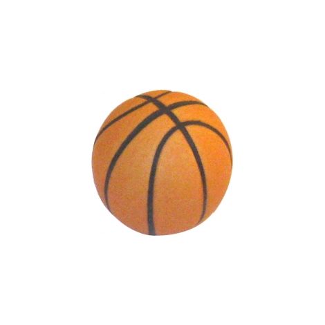 Ouvre&Déco – Bouton de meuble ballon basketball porcelaine orange Ø31mm, BASKET