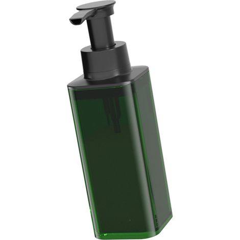 Soavoa Distributeur Savon Mural YW-110 Étanche Sans Perçage pour Salle de Bain Vert Foncé 1 Pièce (1/4)