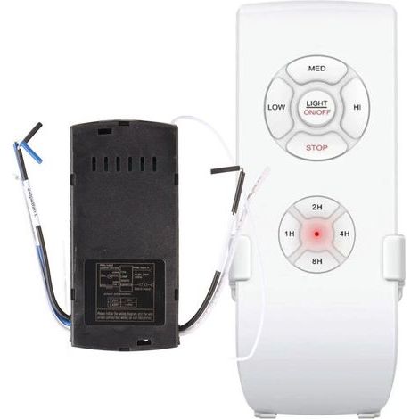 Fernbedienungsset für Deckenventilatoren, universelle smarte Fernbedienung für Deckenventilatoren und Lampen für Hunter's Harbor Breeze (1/5)